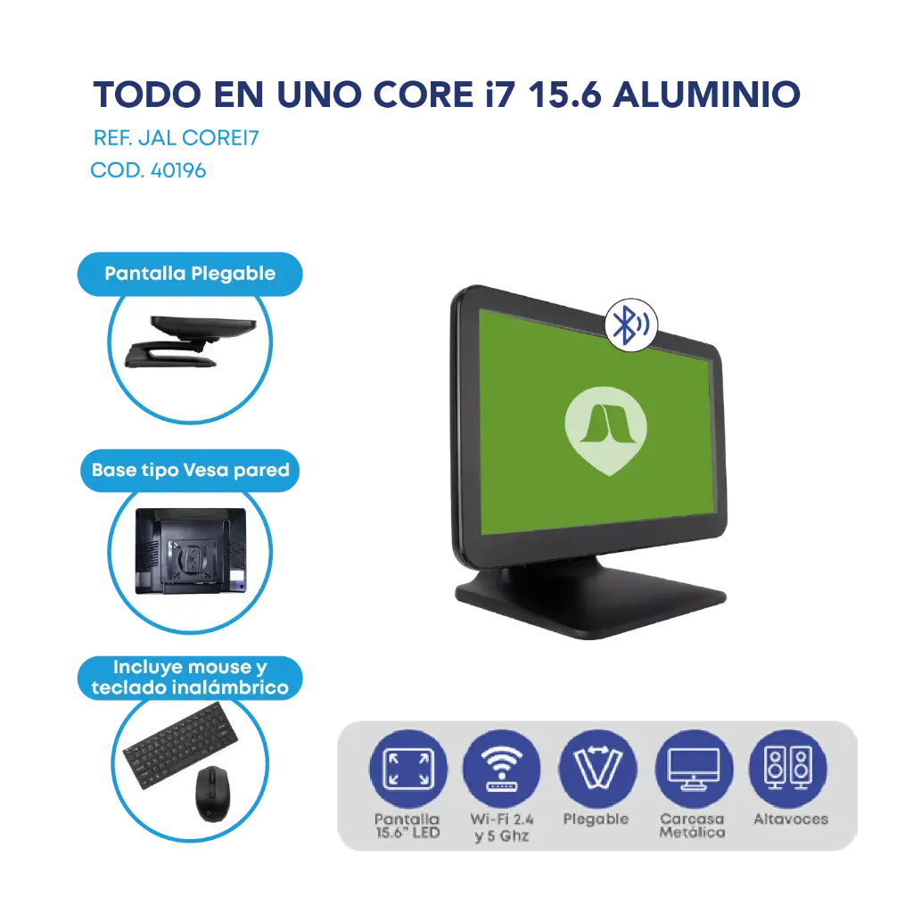 [DROXI-0254] Computador Core i7 15.6 Aluminio